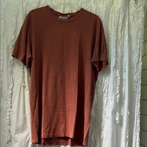 Jungmaven Men's Short Sleeve Tee in Rust color